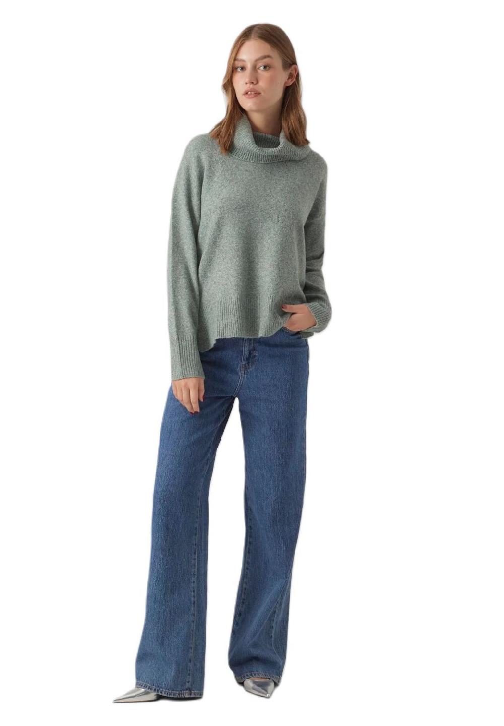 VERO MODA® Strickpullover Regular-Fit Rollkragen für Damen Cyber Monday