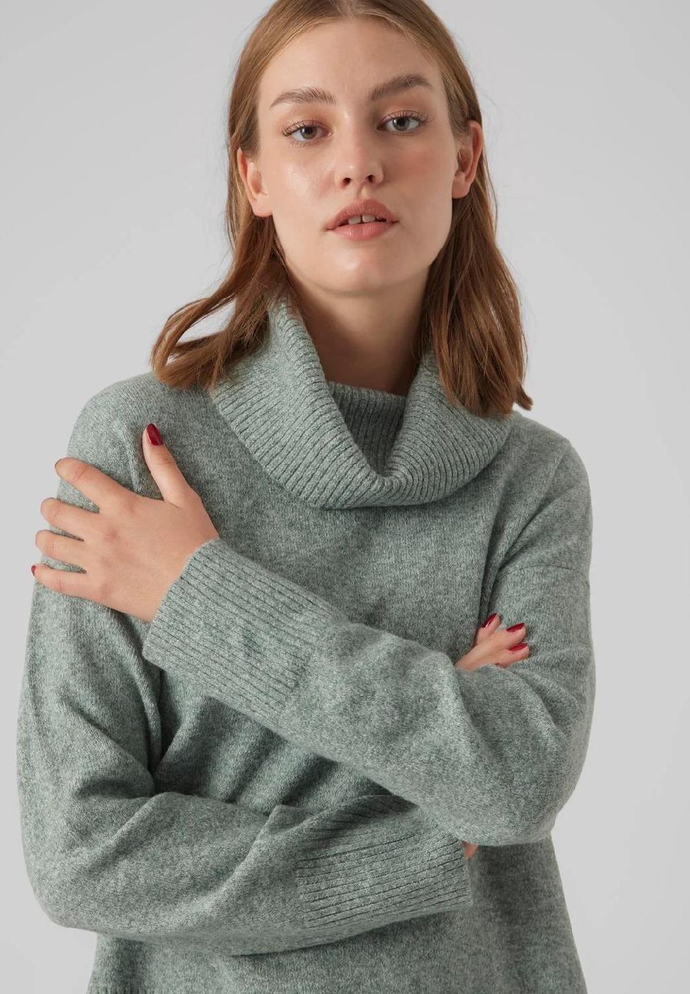 VERO MODA® Strickpullover Regular-Fit Rollkragen für Damen Cyber Monday
