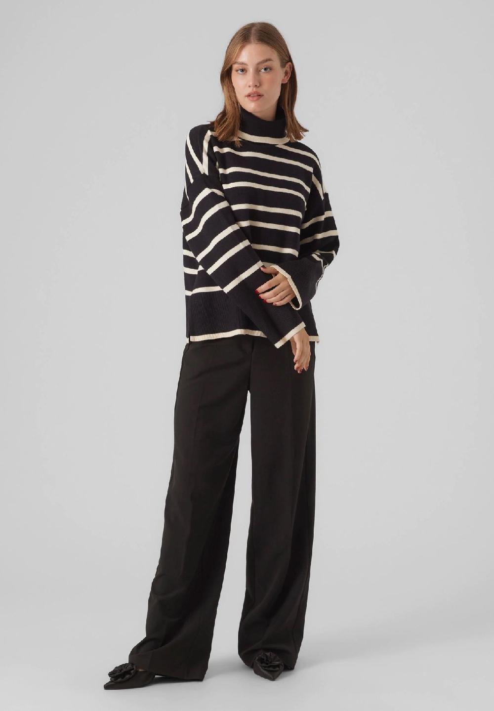 VERO MODA® Pullover Strick Rollkragen für Damen Weihnachtsangebot