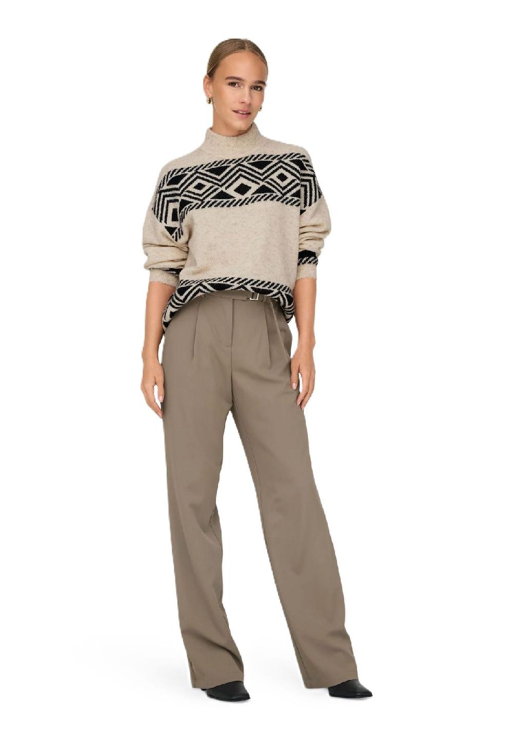 ONLY® Strickpullover "Victor" Stehkragen für Damen Zeitlich begrenztes Angebot