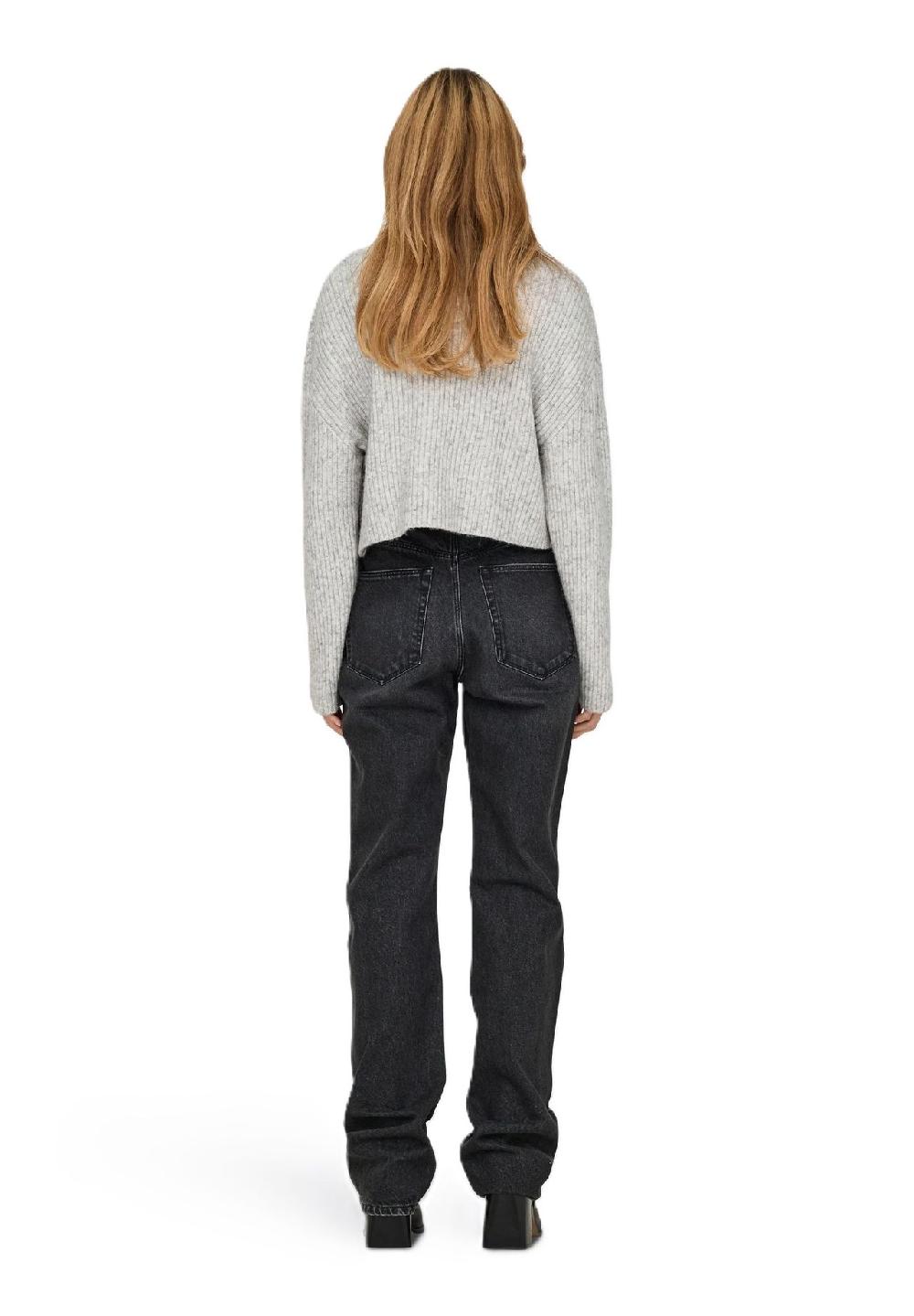 ONLY® Rollkragenpullover "Melanie" Rippbündchen für Damen Exklusive Angebote