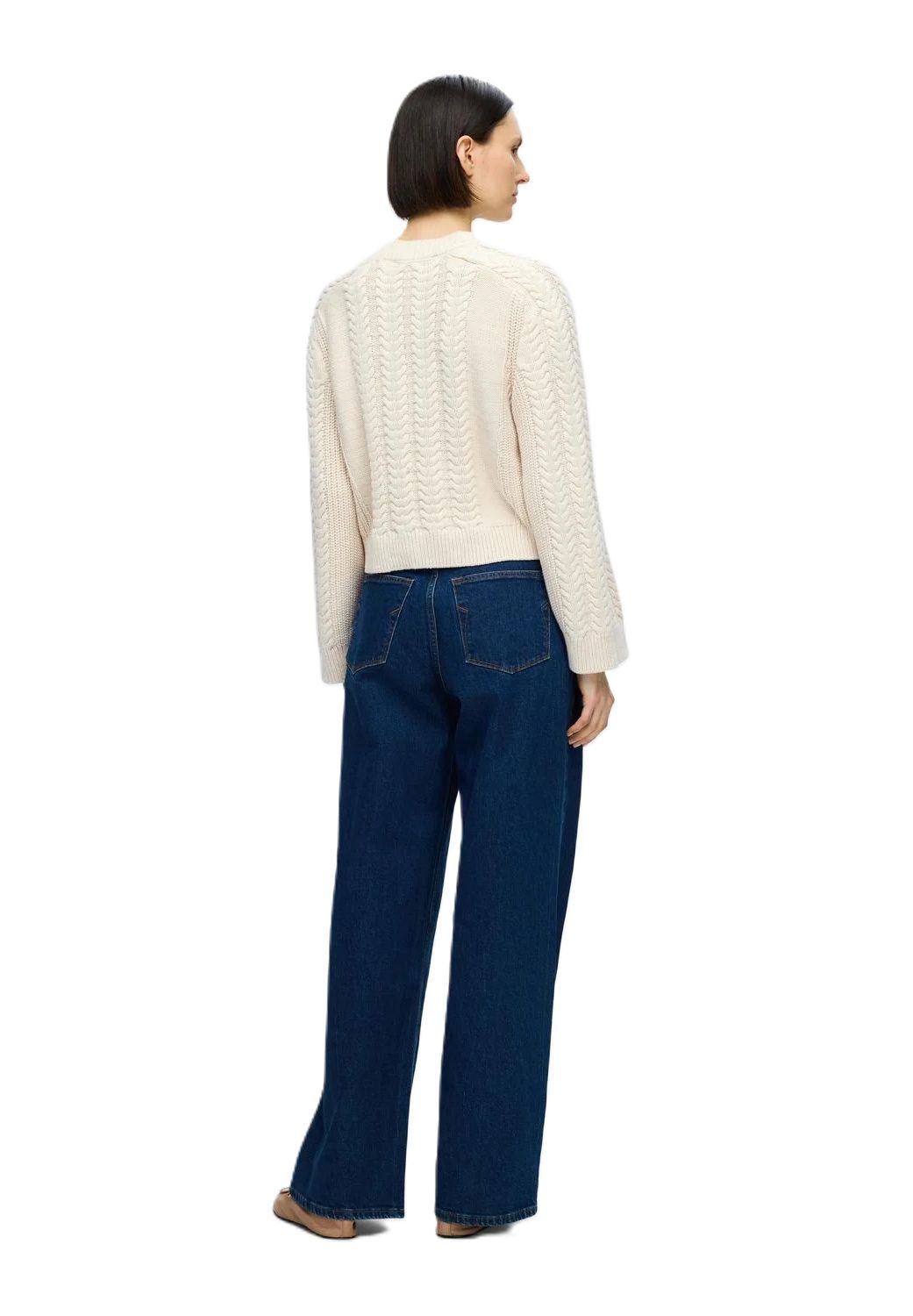SELECTED FEMME Pullover "Birte" Rippbündchen für Damen Bestseller