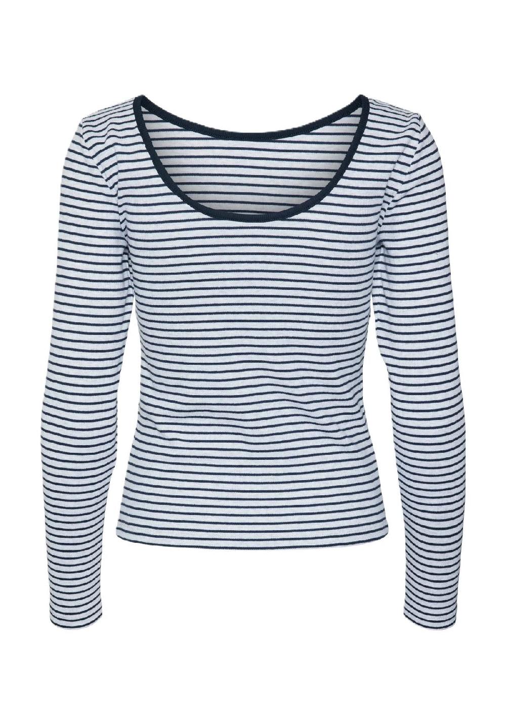 VERO MODA® Langarmshirt "Chloe" U-Ausschnitt für Damen Räumungsverkauf