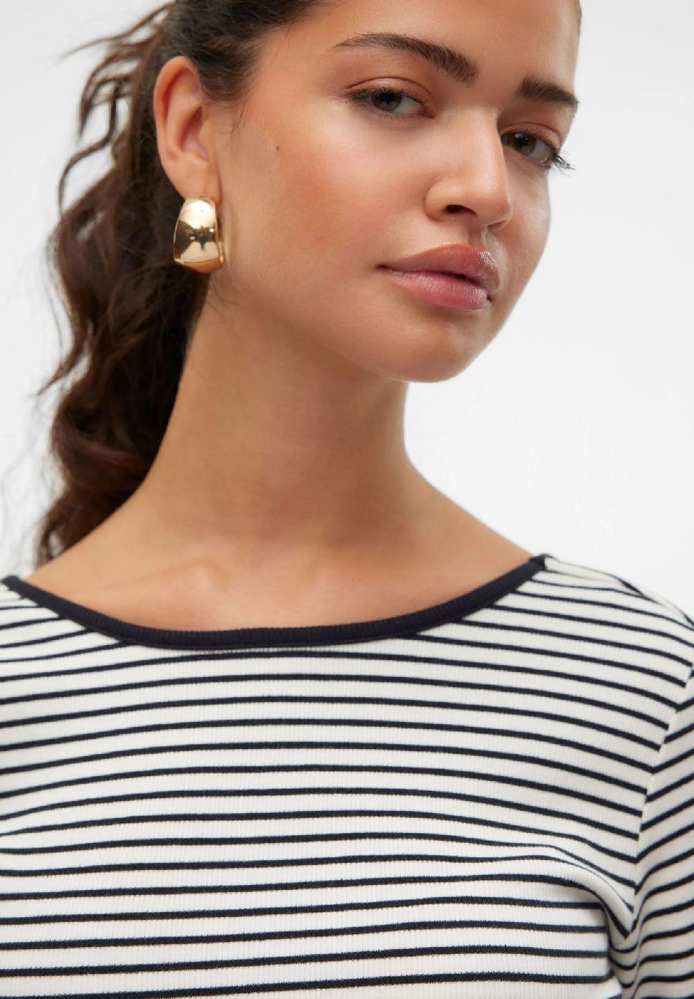 VERO MODA® Langarmshirt "Chloe" U-Ausschnitt für Damen Kauf eins, bekomm eins gratis