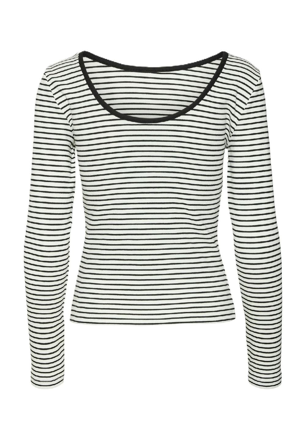 VERO MODA® Langarmshirt "Chloe" U-Ausschnitt für Damen Kauf eins, bekomm eins gratis