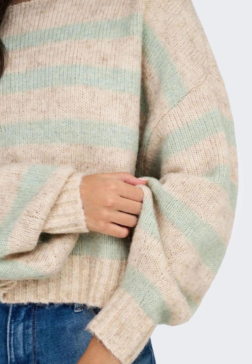 ONLY® Strickpullover U-Boot Ausschnitt für Damen VIP-Rabatte