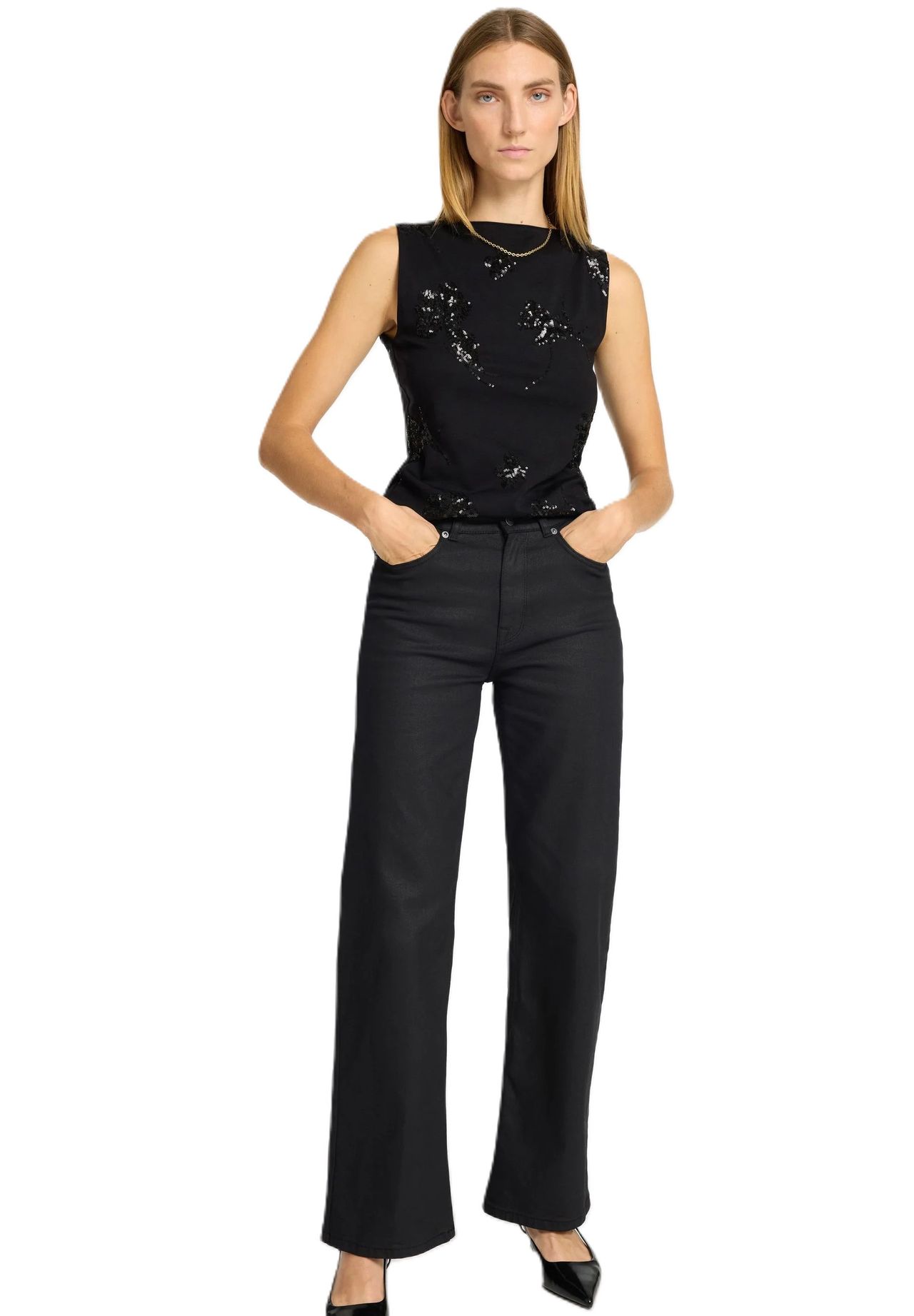 SELECTED FEMME Jeanshose High Waist Five-Pocket für Damen Neueste Stile