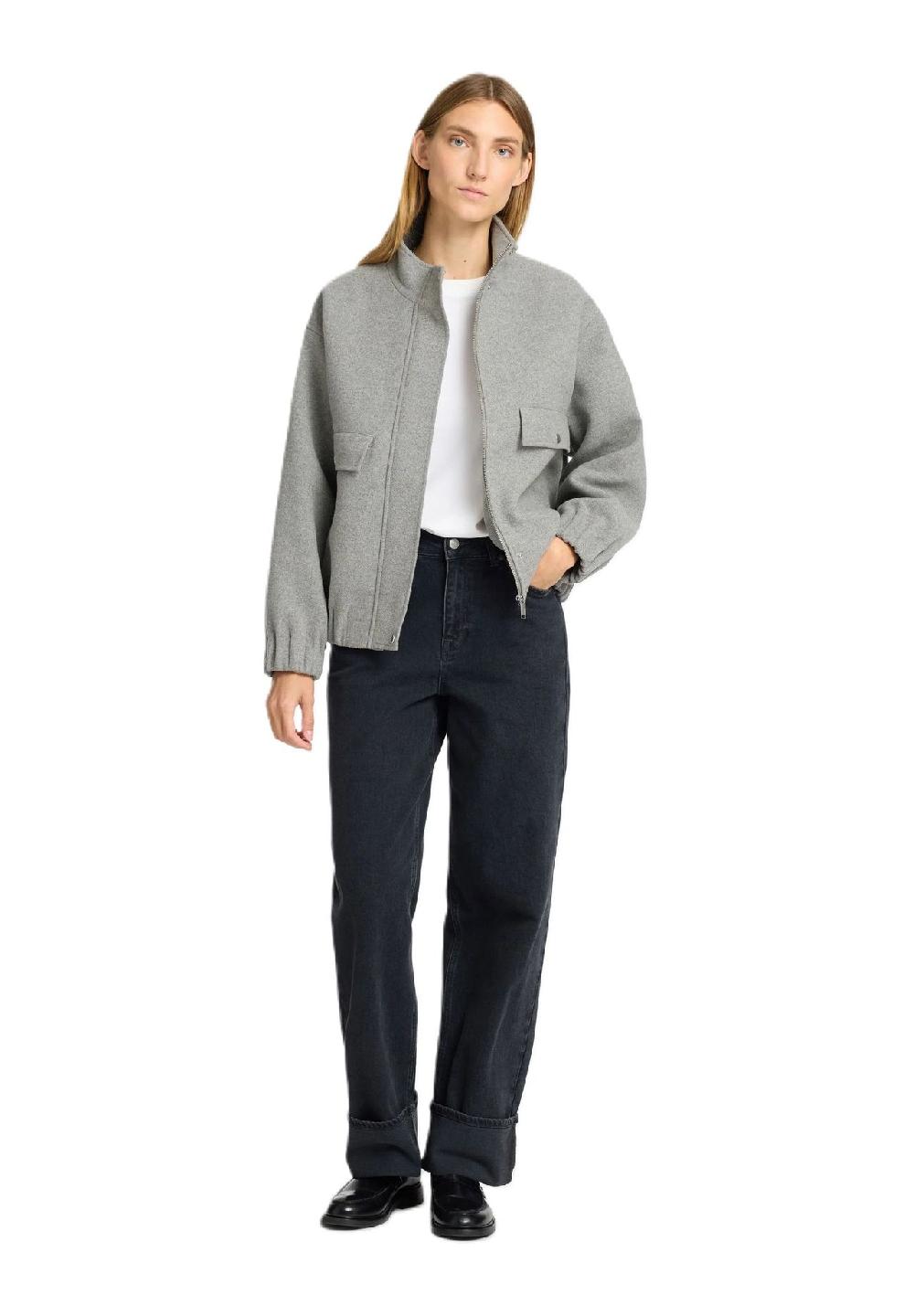 SELECTED FEMME Blouson Stehkragen Raglan-Ärmel für Damen Zeitbegrenzte Promotion