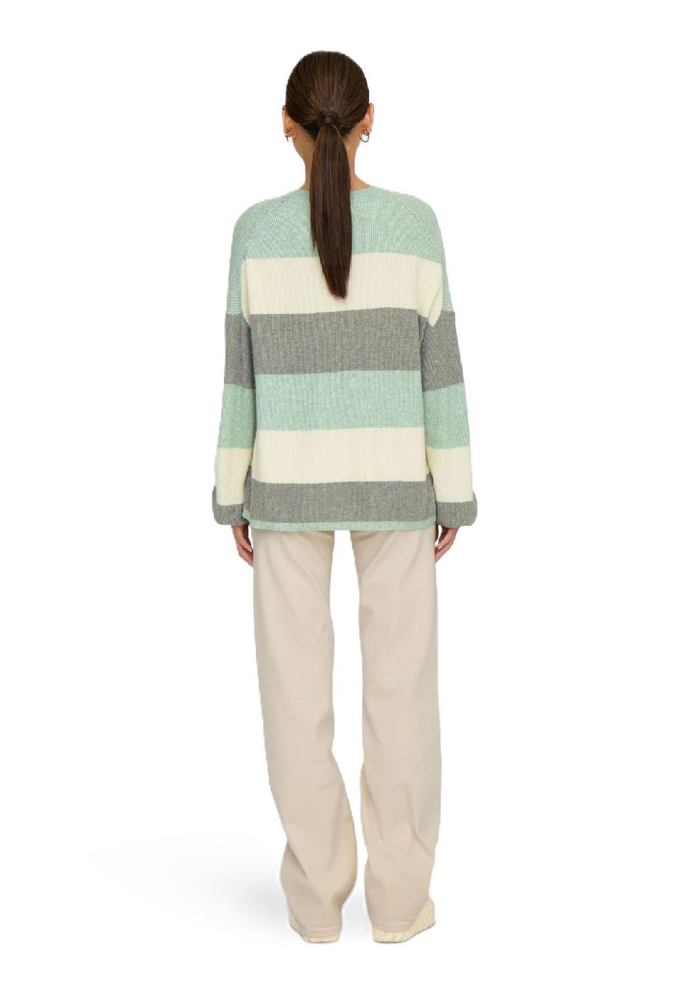 ONLY® Pullover Streifen Ballonärmel für Damen Bis zu 65% Rabatt