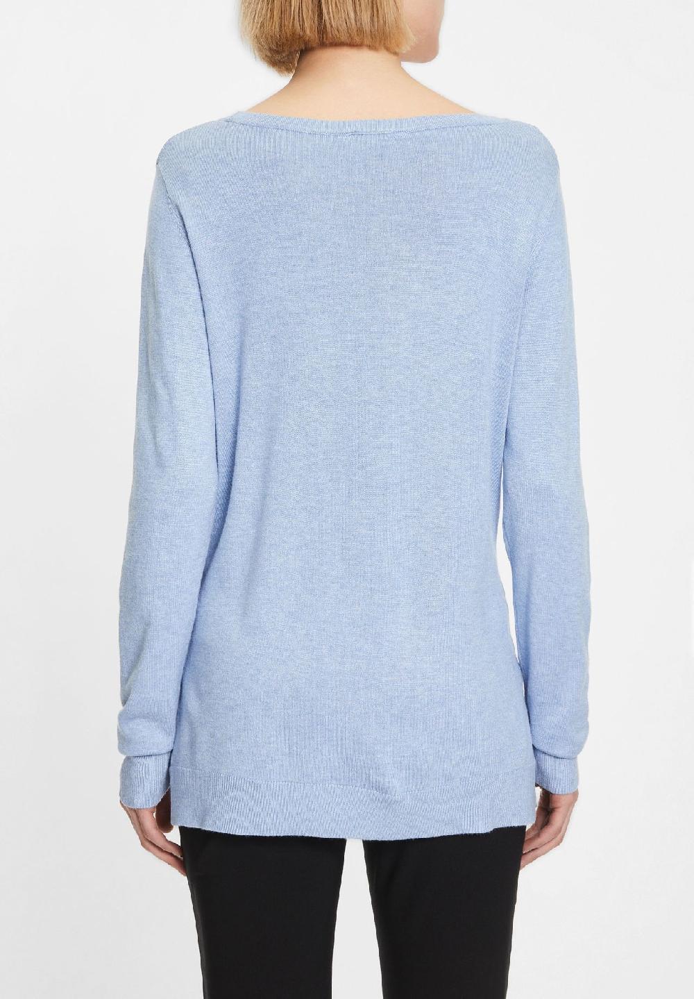 GALERIA essentials Pullover "Elea" U-Boot-Ausschnitt Rippbündchen für Damen Sonderangebot der Fabrik