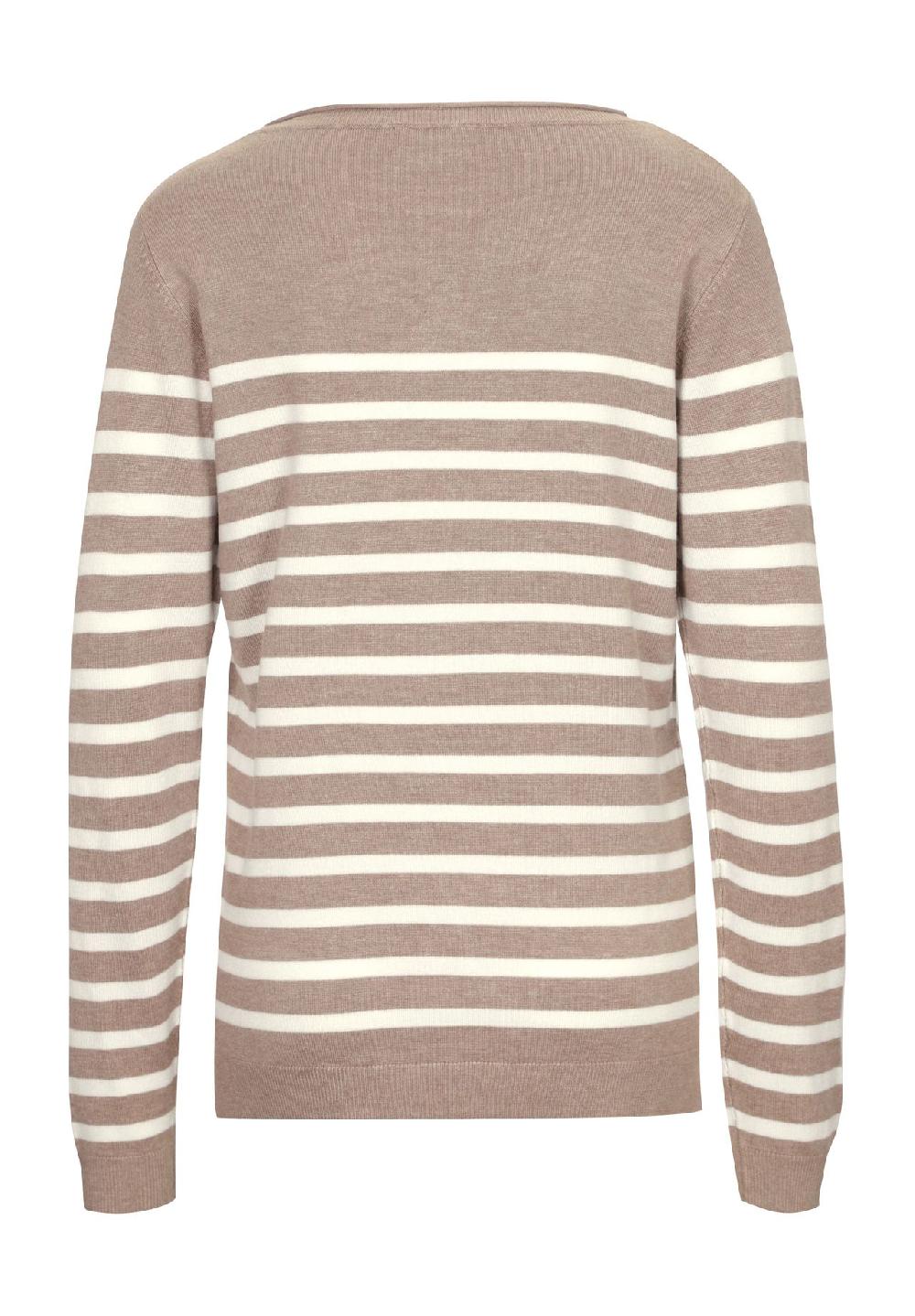 GALERIA essentials Pullover Rundhalsausschnitt Langarm Streifen für Damen Bis zu 55% Rabatt