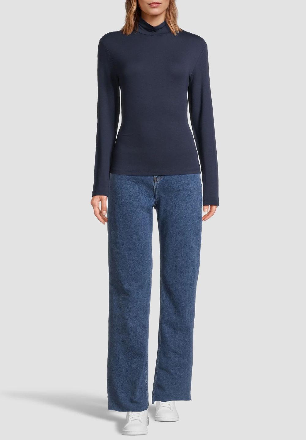 MANGUUN collection Langarmshirt Stehkragen für Damen zollfrei