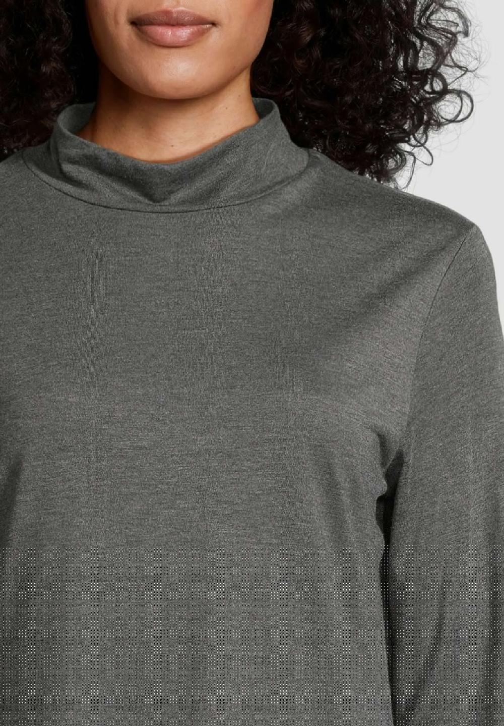 MANGUUN collection Langarmshirt Stehkragen für Damen 50% Rabatt für begrenzte Zeit