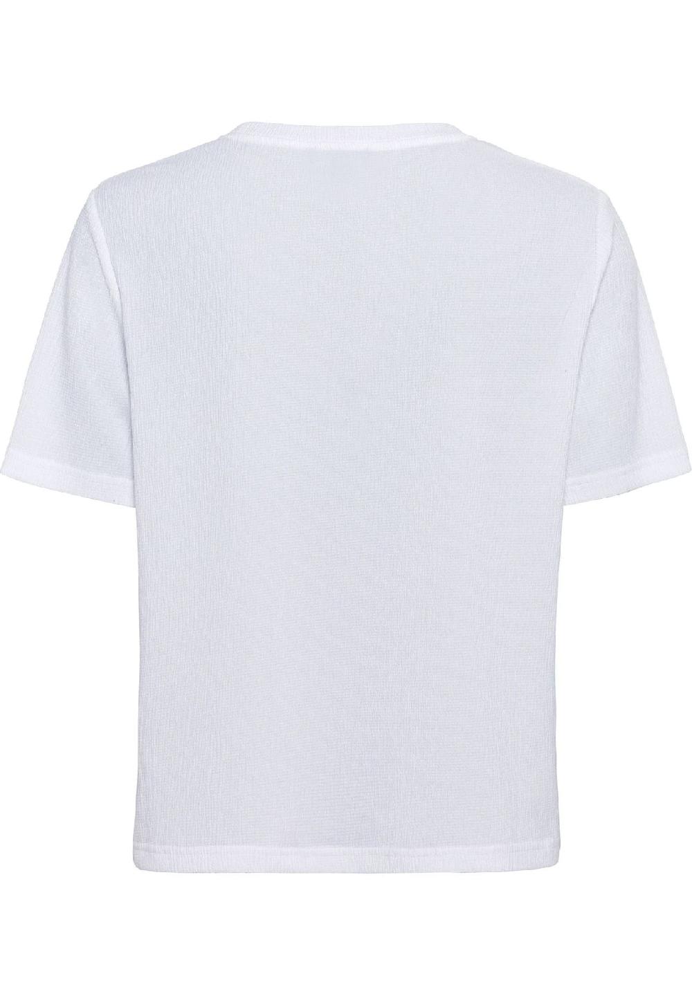 MANGUUN collection Shirt Rundhals-Ausschnitt strukturierte Optik für Damen Outlet