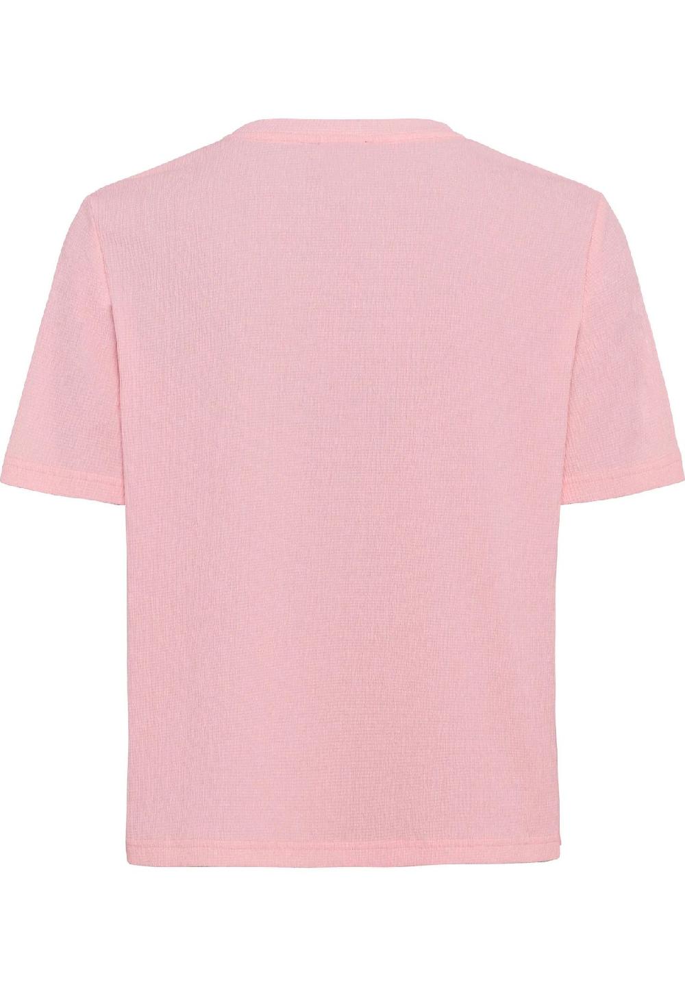 MANGUUN collection Shirt Rundhals-Ausschnitt strukturierte Optik für Damen Auslauf