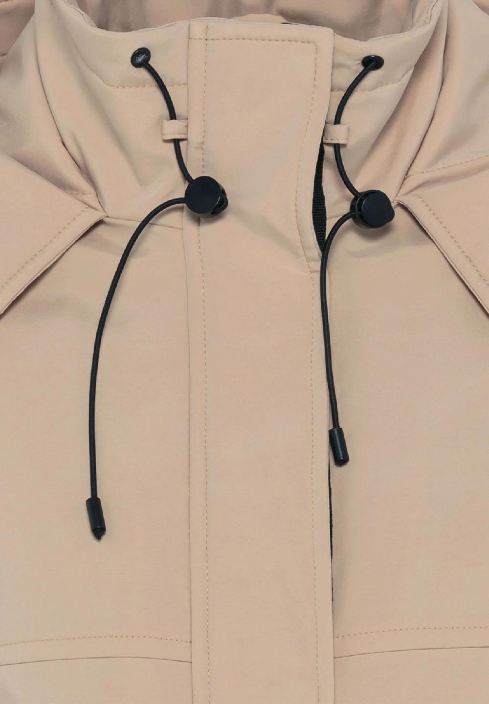 MANGUUN Übergangsjacke Kapuze Reißverschlusstaschen für Damen Fabrik Onlineshop