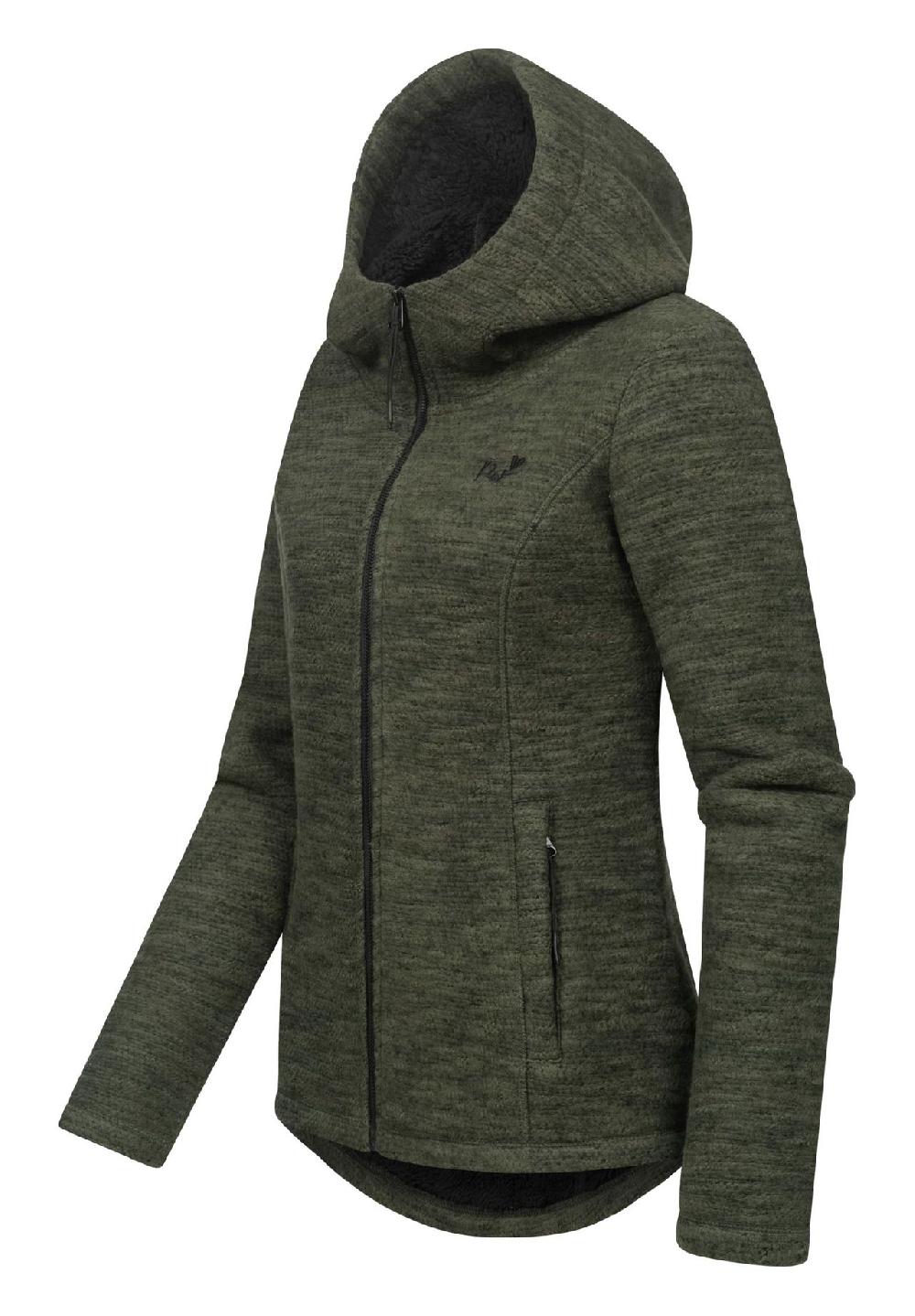ragwear™ Kapuzenstrickjacke Lyshka Melange Neueste Mode