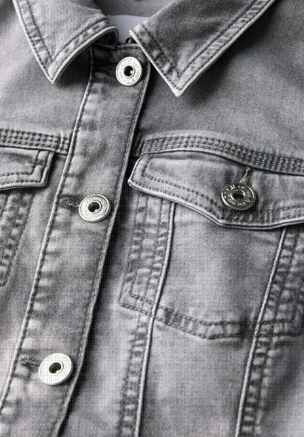 CECIL Jeansjacke Blusenkragen für Damen Riesige Rabatte