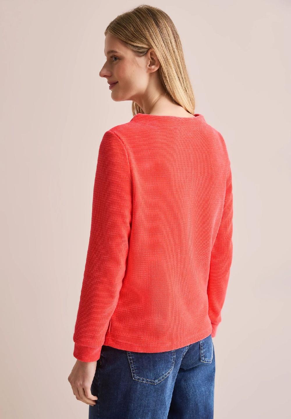 CECIL Langarmshirt Ziernähte für Damen Im Verkauf