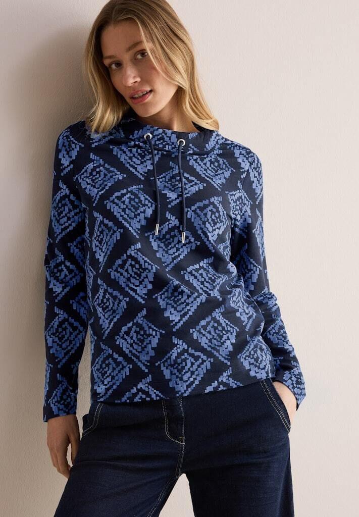 CECIL Langarmshirt Stehkragen für Damen 50% Rabatt für begrenzte Zeit