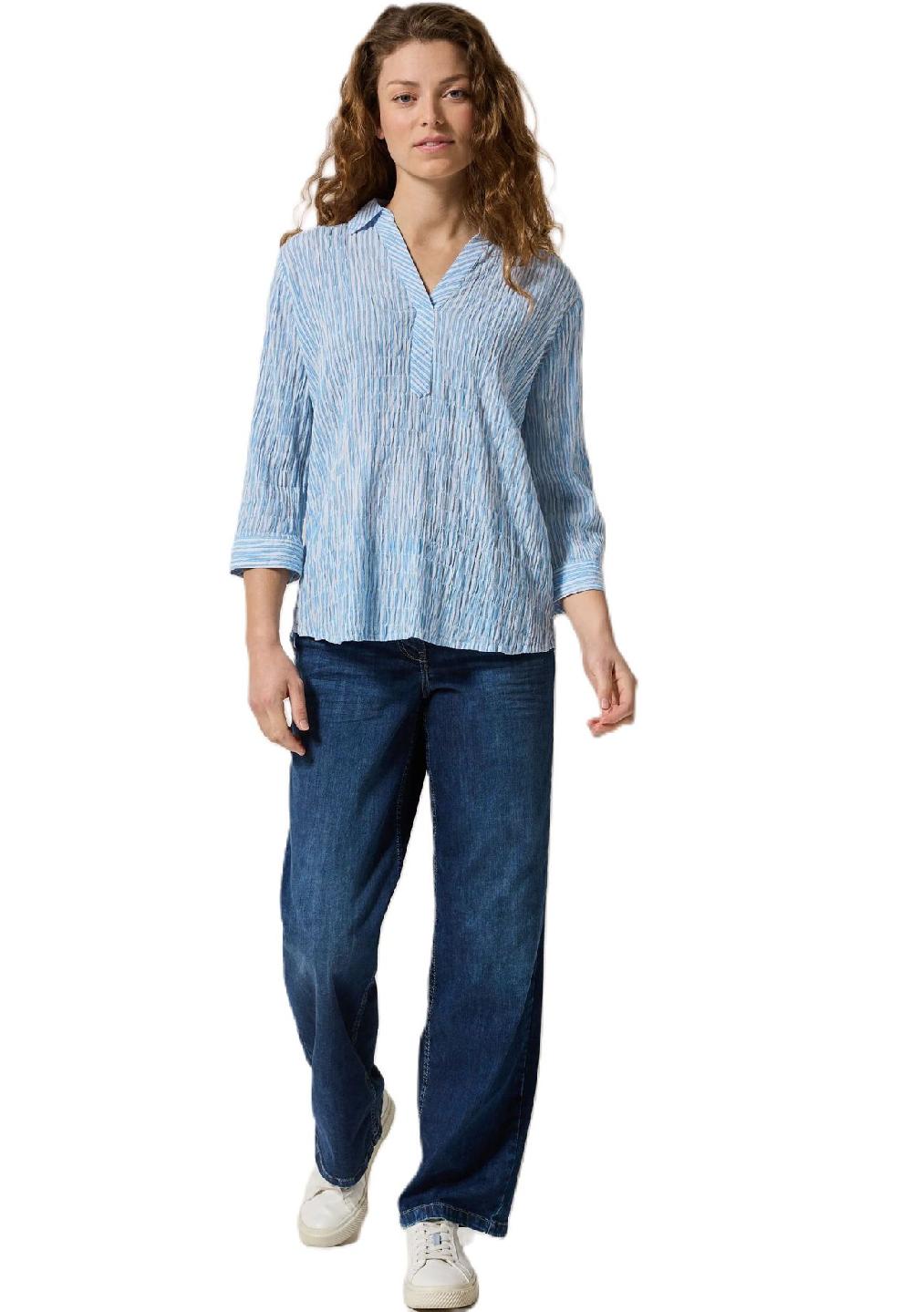 CECIL Shirtbluse "Seer" V-Ausschnitt für Damen Hotsell