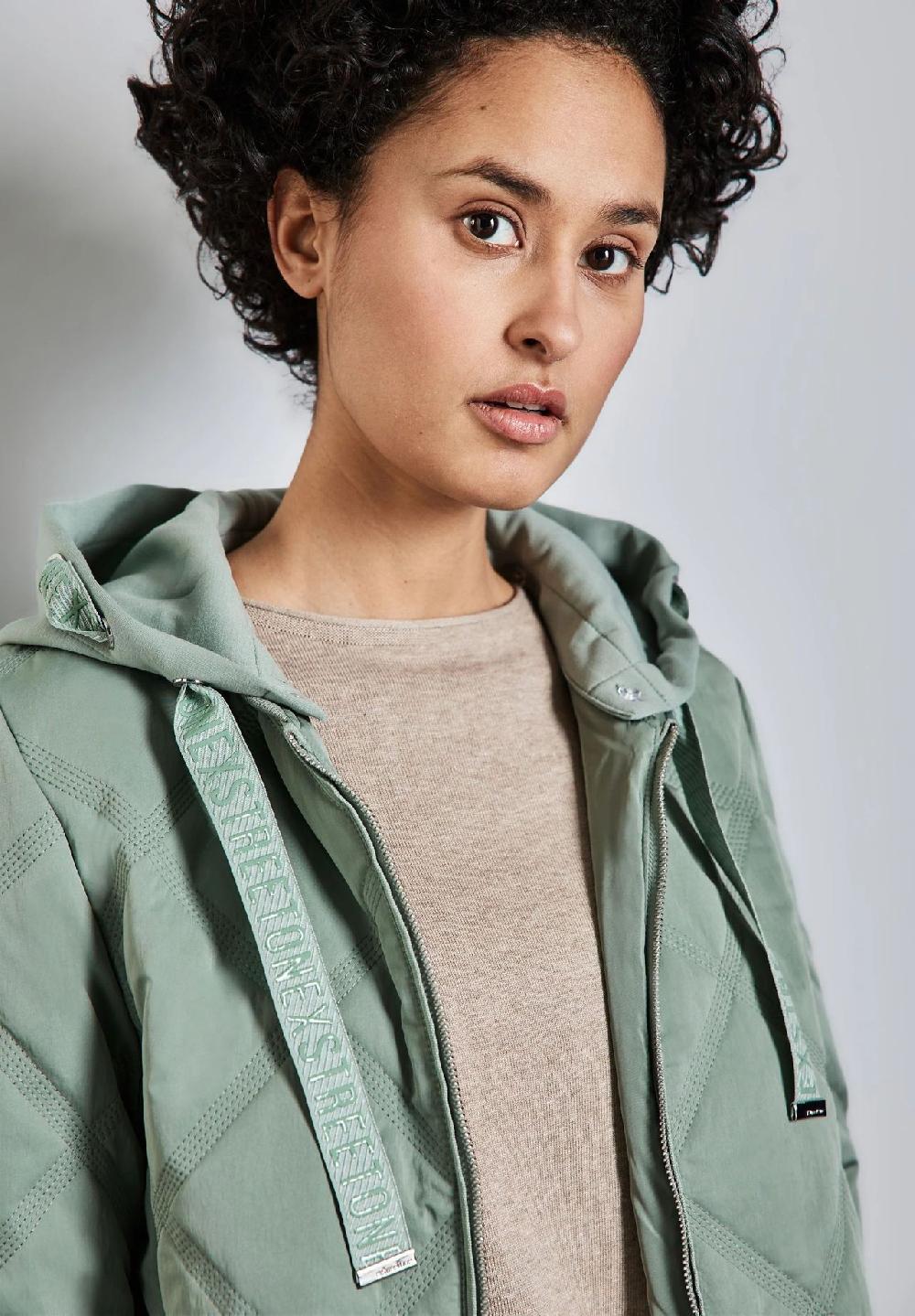 Street One Steppjacke "DiamondQu" Zweiwegereißverschluss für Damen Online