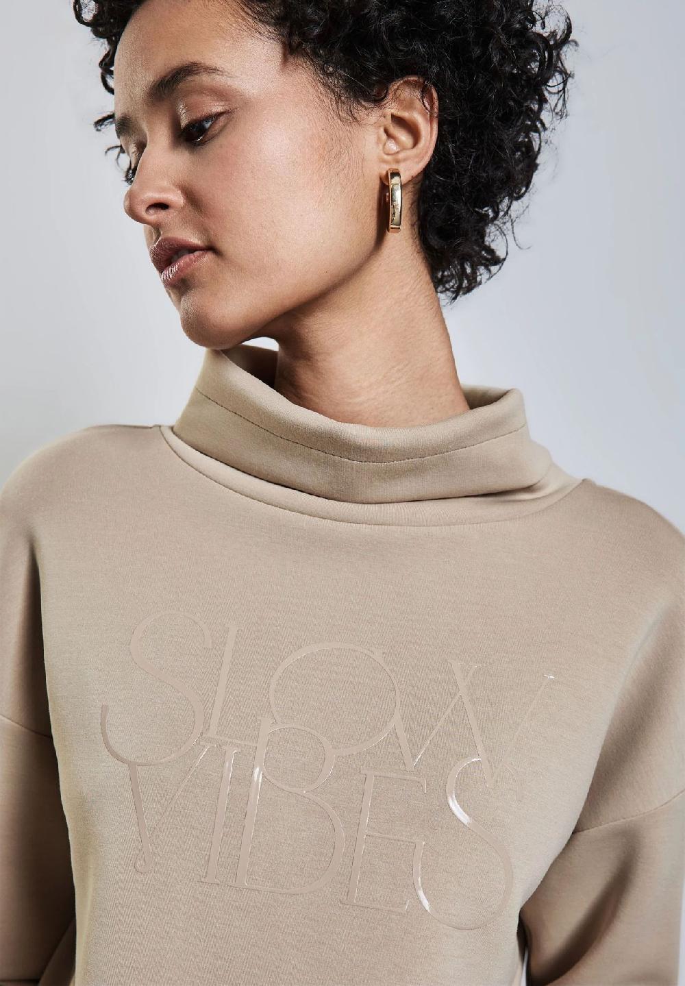 Street One Sweatshirt Schalkragen für Damen Rabatt