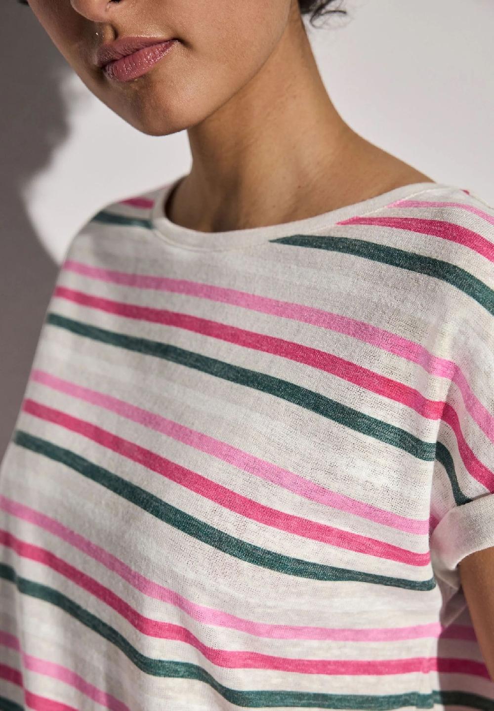 Street One T-Shirt dropped Shoulders für Damen Exklusivangebot