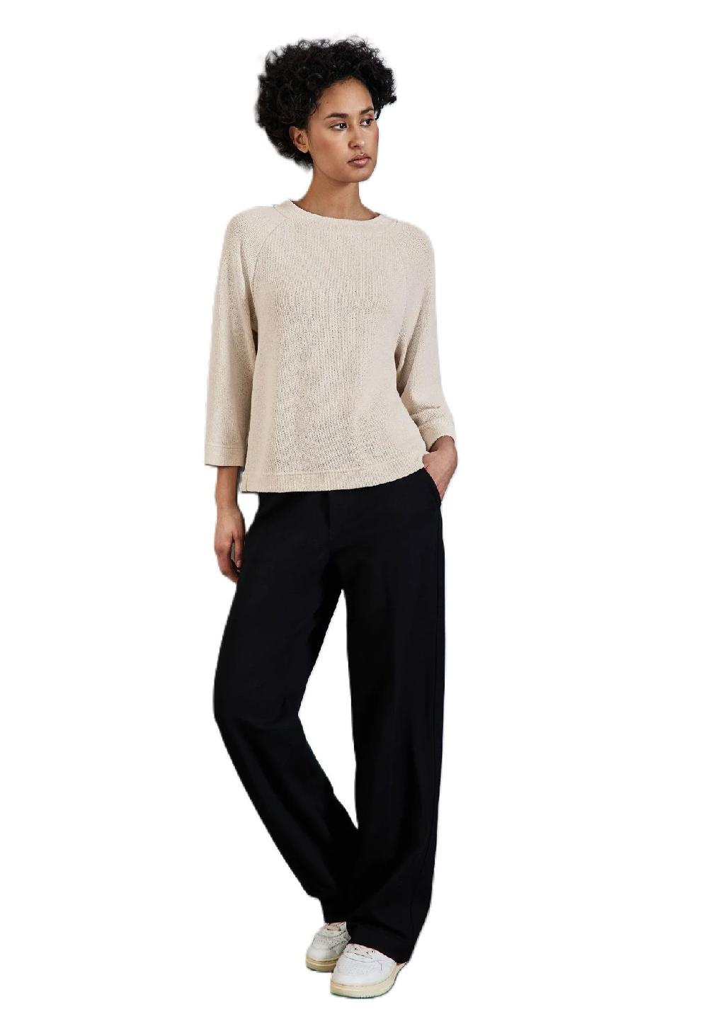 Street One Shirt 3/4-Arm U-Boot-Ausschnitt für Damen Saisonschlussverkauf