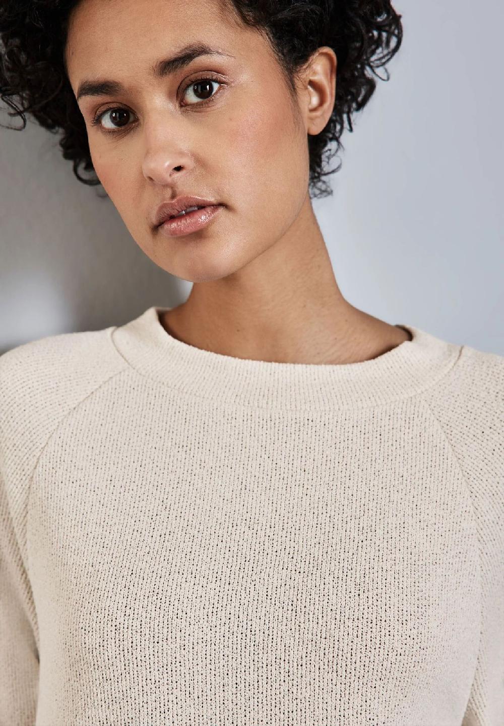 Street One Shirt 3/4-Arm U-Boot-Ausschnitt für Damen Saisonschlussverkauf