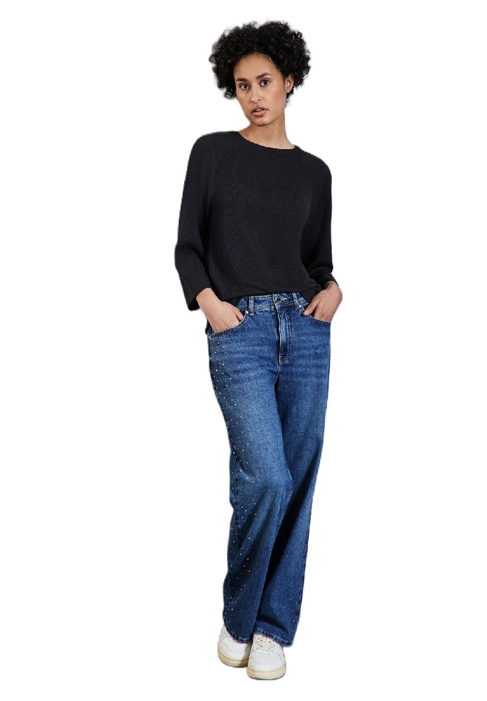Street One Shirt 3/4-Arm U-Boot-Ausschnitt für Damen Black Friday