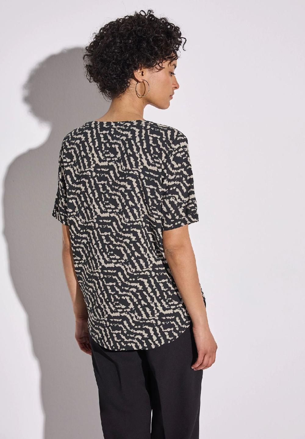 Street One Shirtbluse Split-Neck für Damen Top Angebot