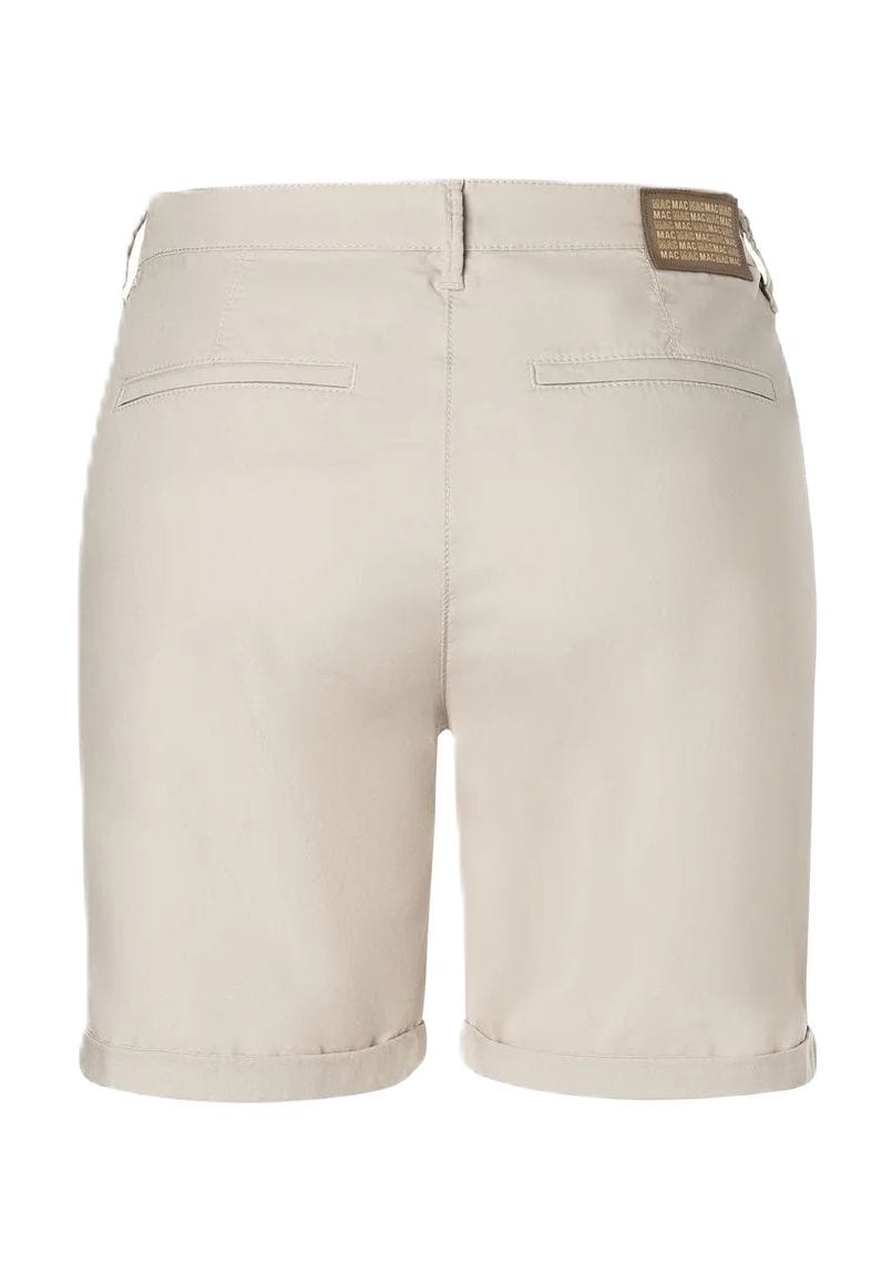MAC Chino-Shorts Saumumschlag Paspeltaschen für Damen Sonderangebot