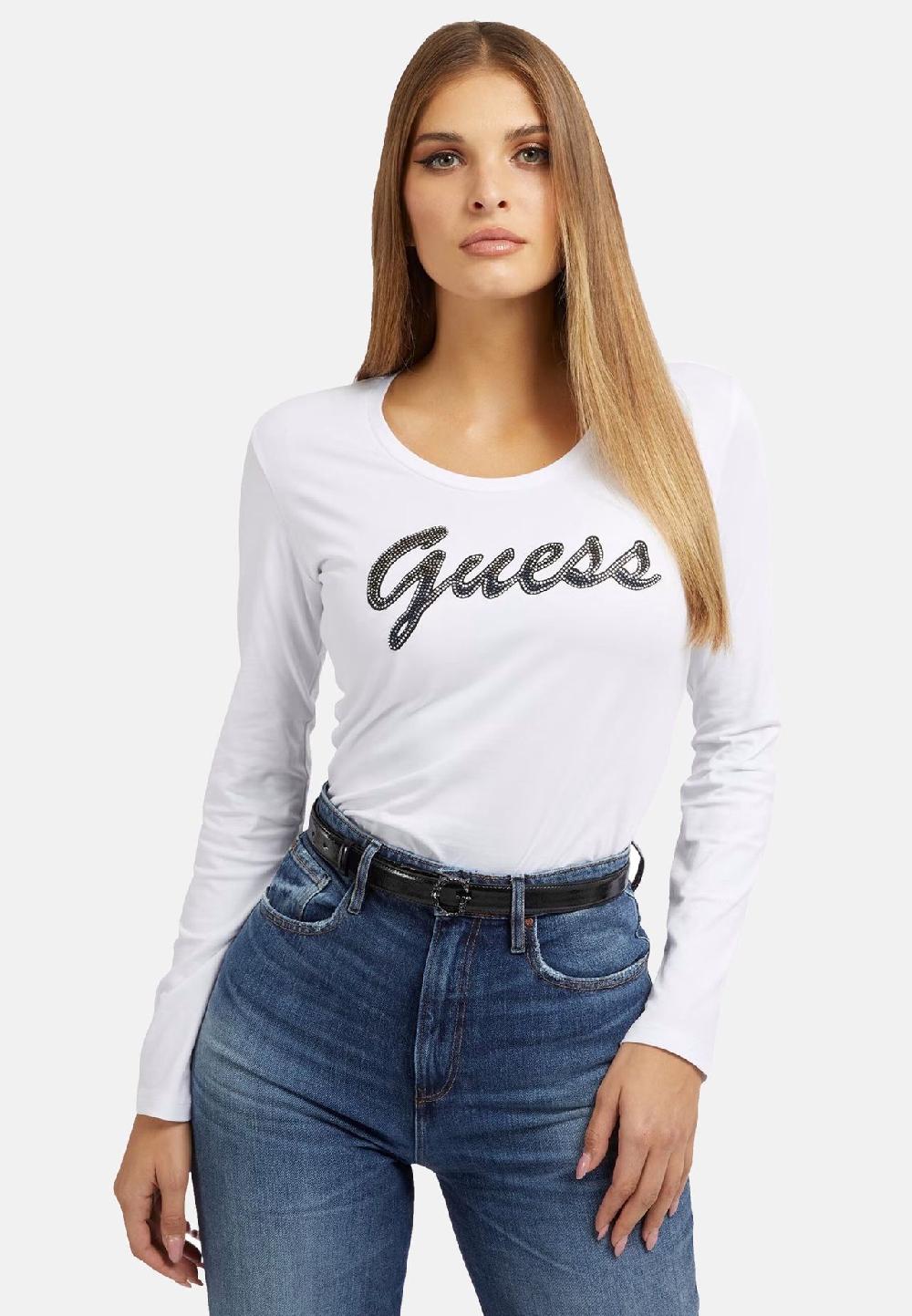 GUESS Longsleeve ADRIANA Langarmshirt Neueste Mode