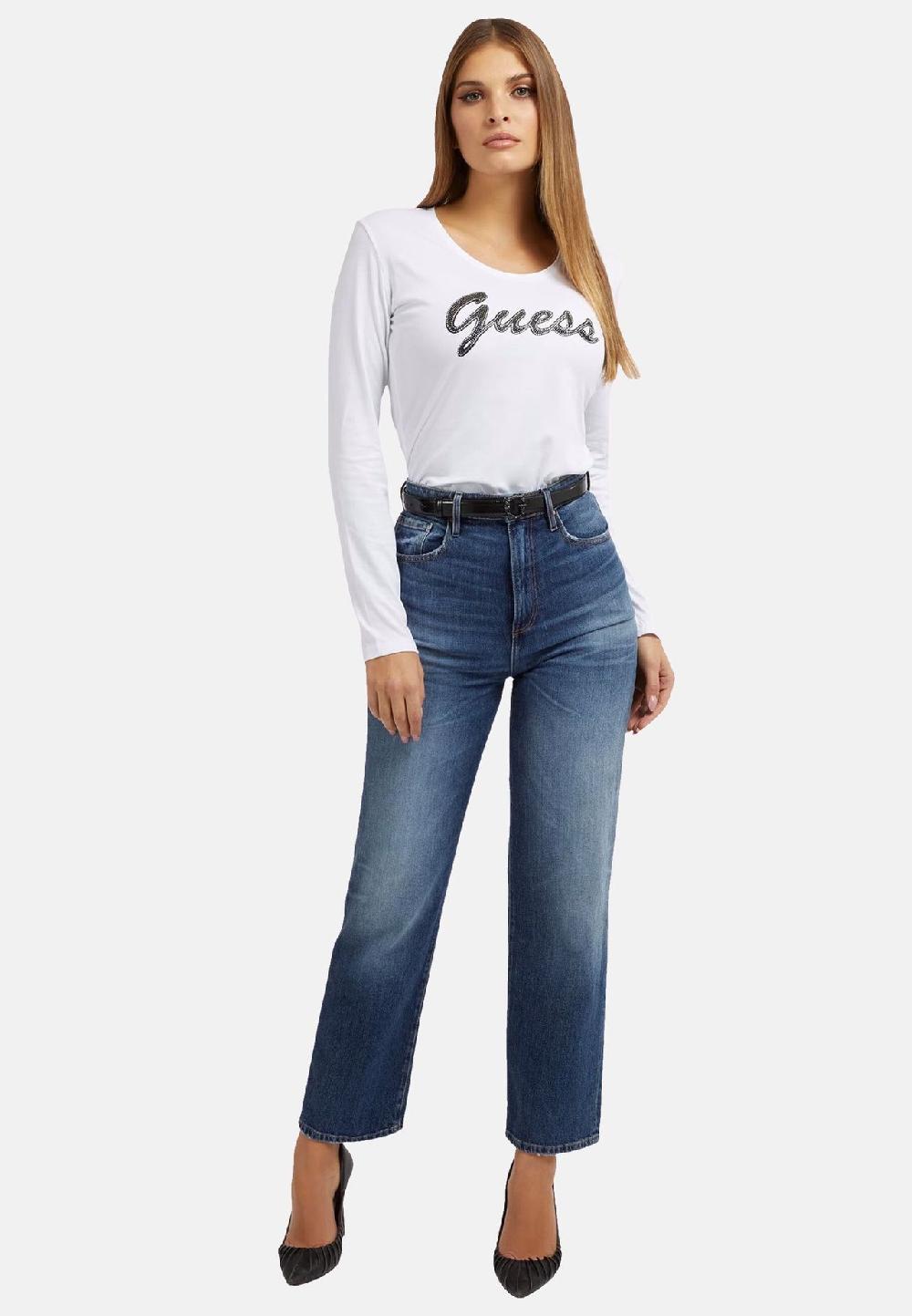 GUESS Longsleeve ADRIANA Langarmshirt Neueste Mode
