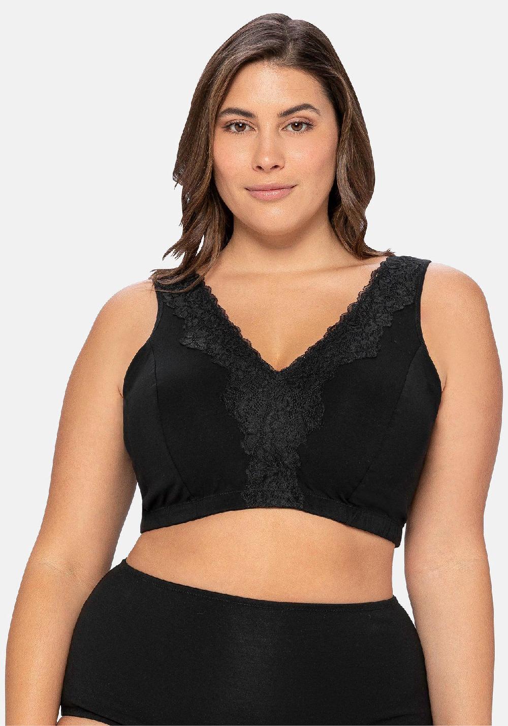 sheego BH ohne Bügel in Bustier-Form mit Spitzenborte Zeitlich begrenztes Angebot