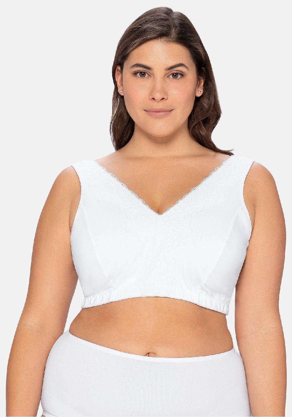 sheego BH ohne Bügel in Bustier-Form mit Spitzenborte Exklusive Angebote