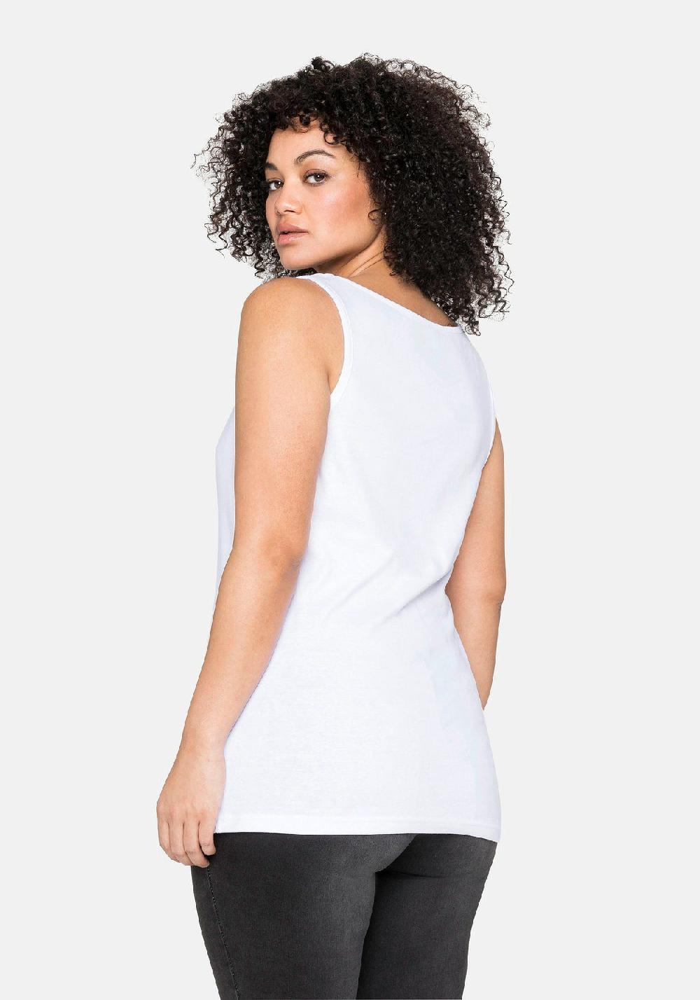 sheego Tanktop aus reiner Baumwolle Neuheiten