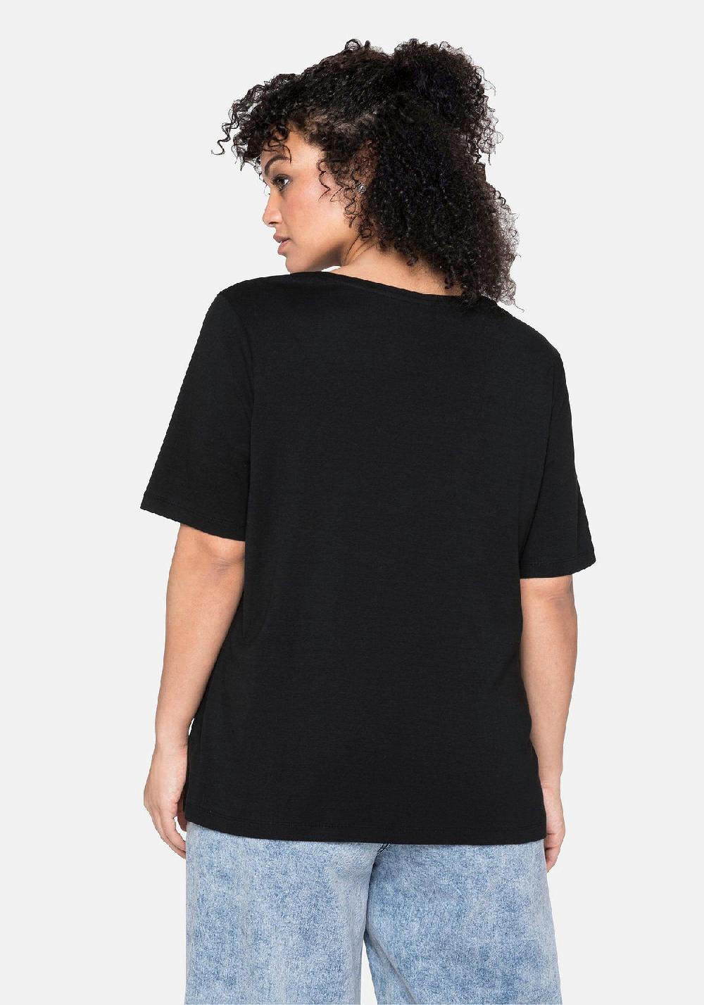 sheego T-Shirt aus reiner Baumwolle Saisonale Angebote