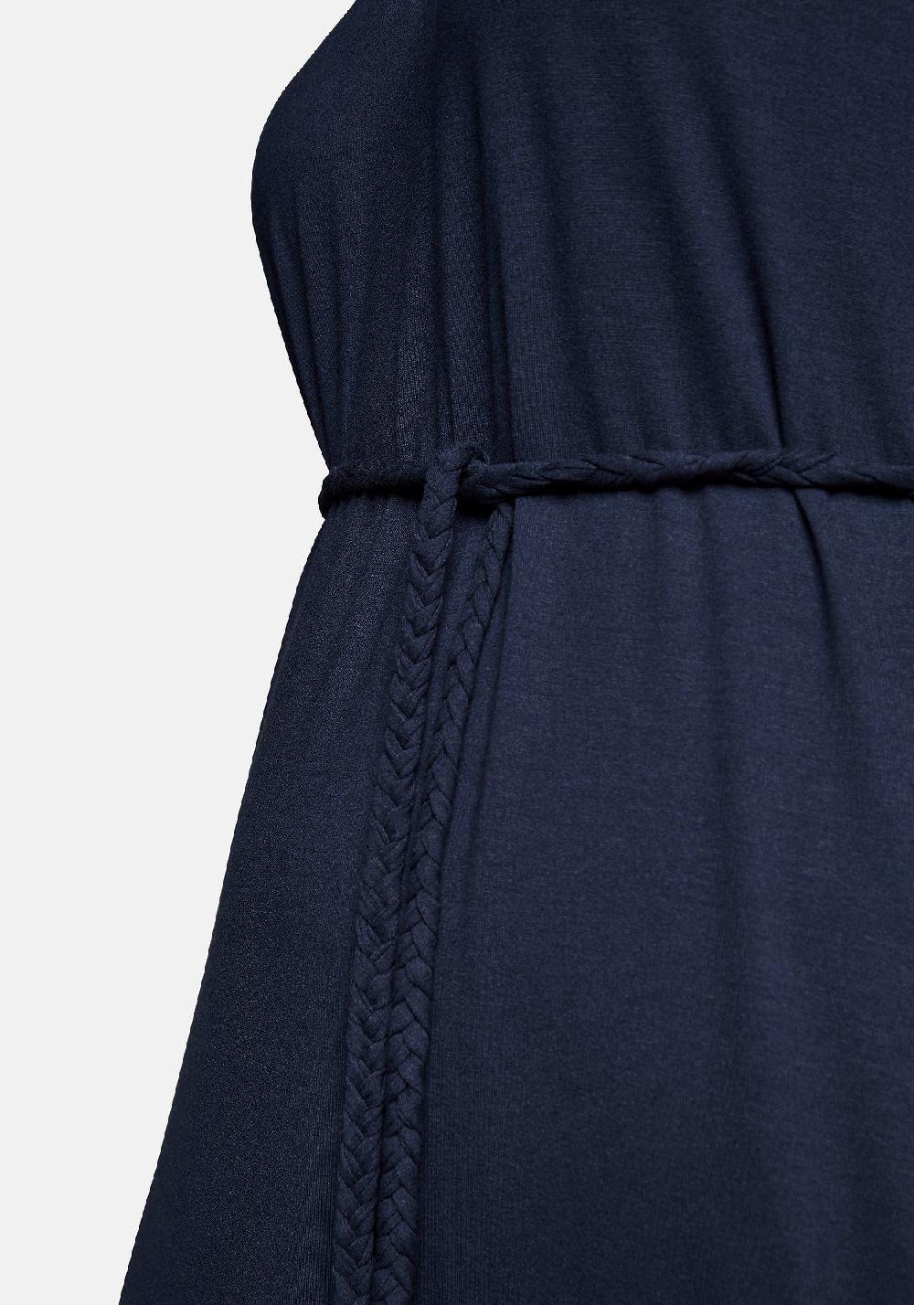 sheego Strandkleid mit Bindeband und Carmenausschnitt Kauf eins, bekomm eins gratis