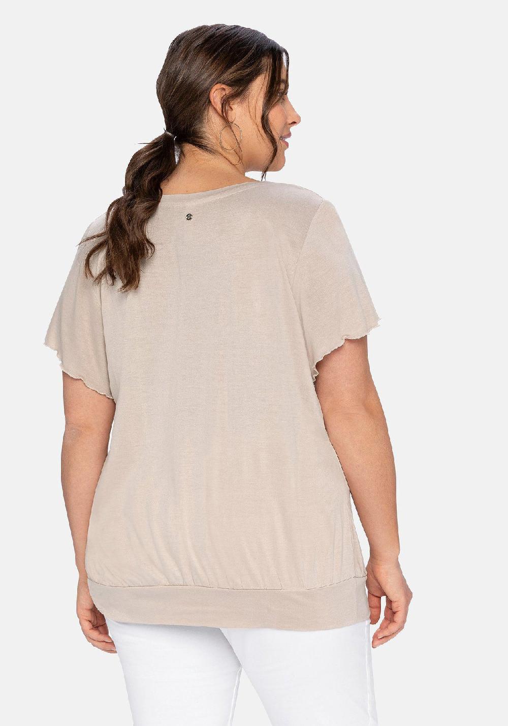 sheego T-Shirt mit Flügelärmeln Riesige Ersparnisse