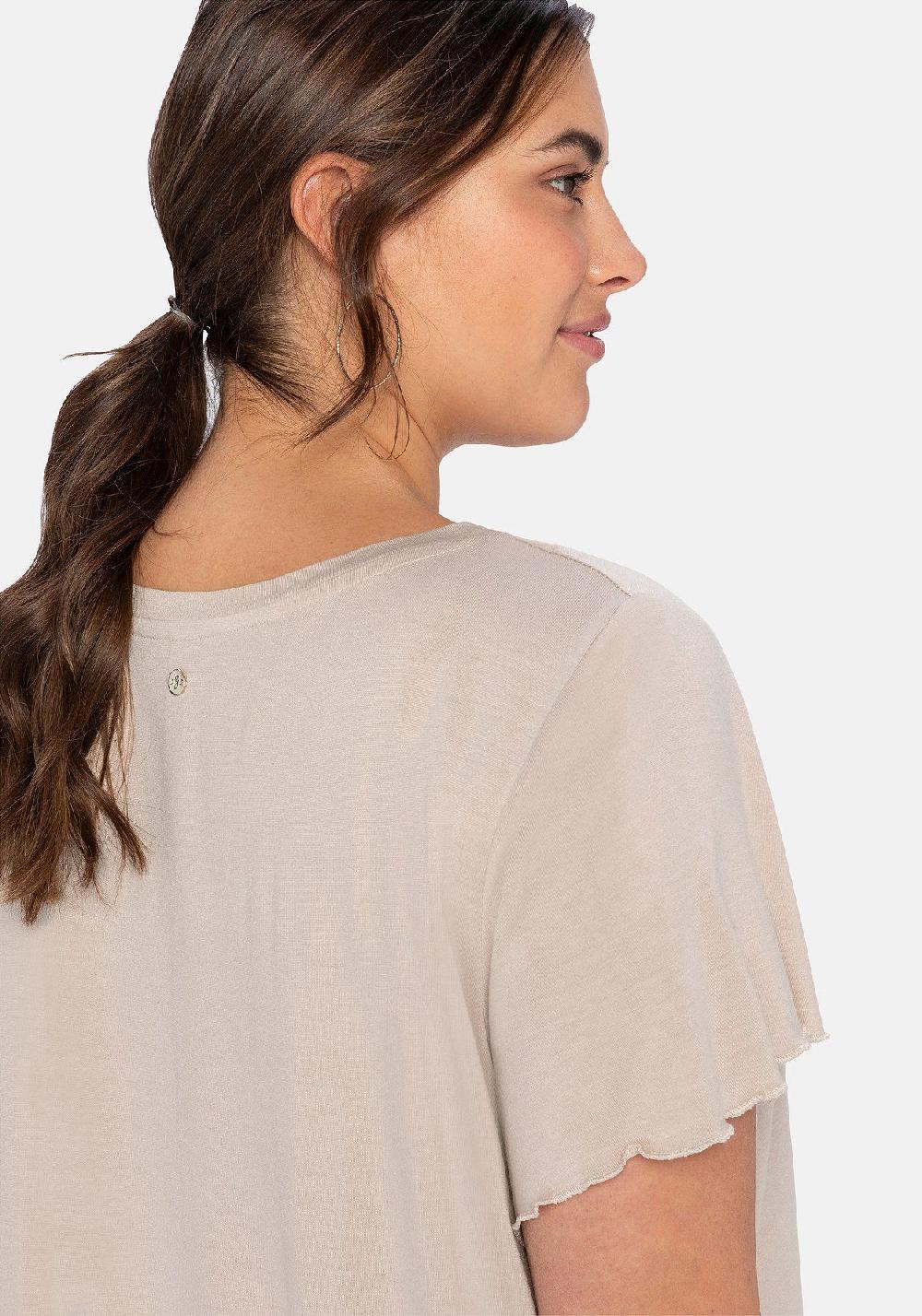 sheego T-Shirt mit Flügelärmeln Riesige Ersparnisse