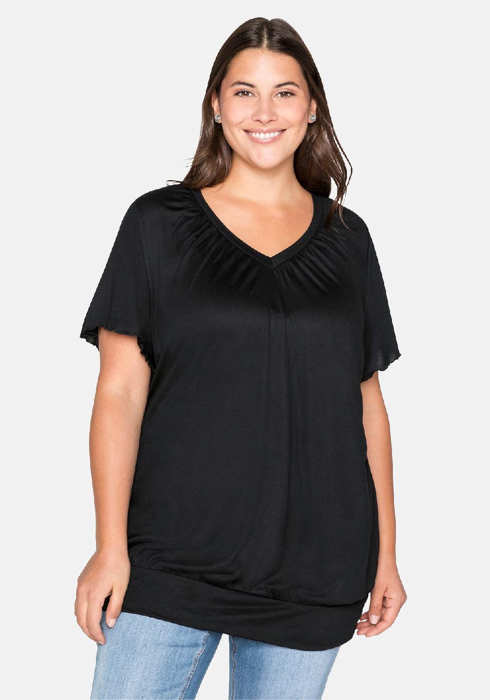 sheego T-Shirt mit Flügelärmeln VIP-Rabatte