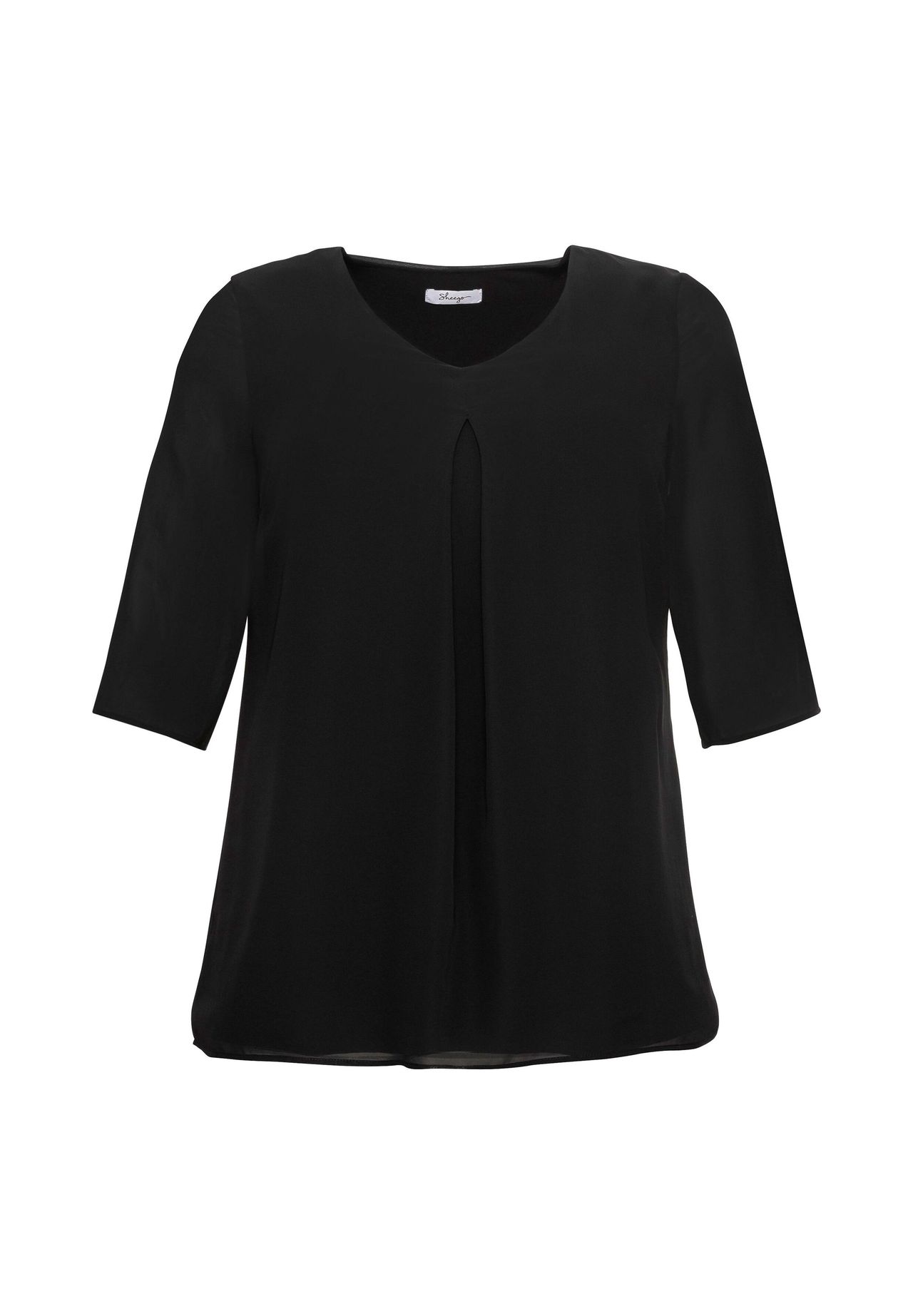 sheego Tunika im Lagenlook mit Chiffon Super Sparpreis