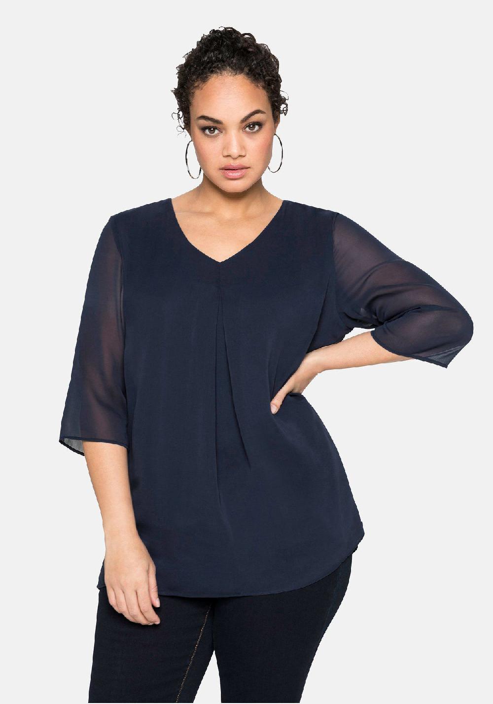 sheego Tunika im Lagenlook mit Chiffon Wochenangebot