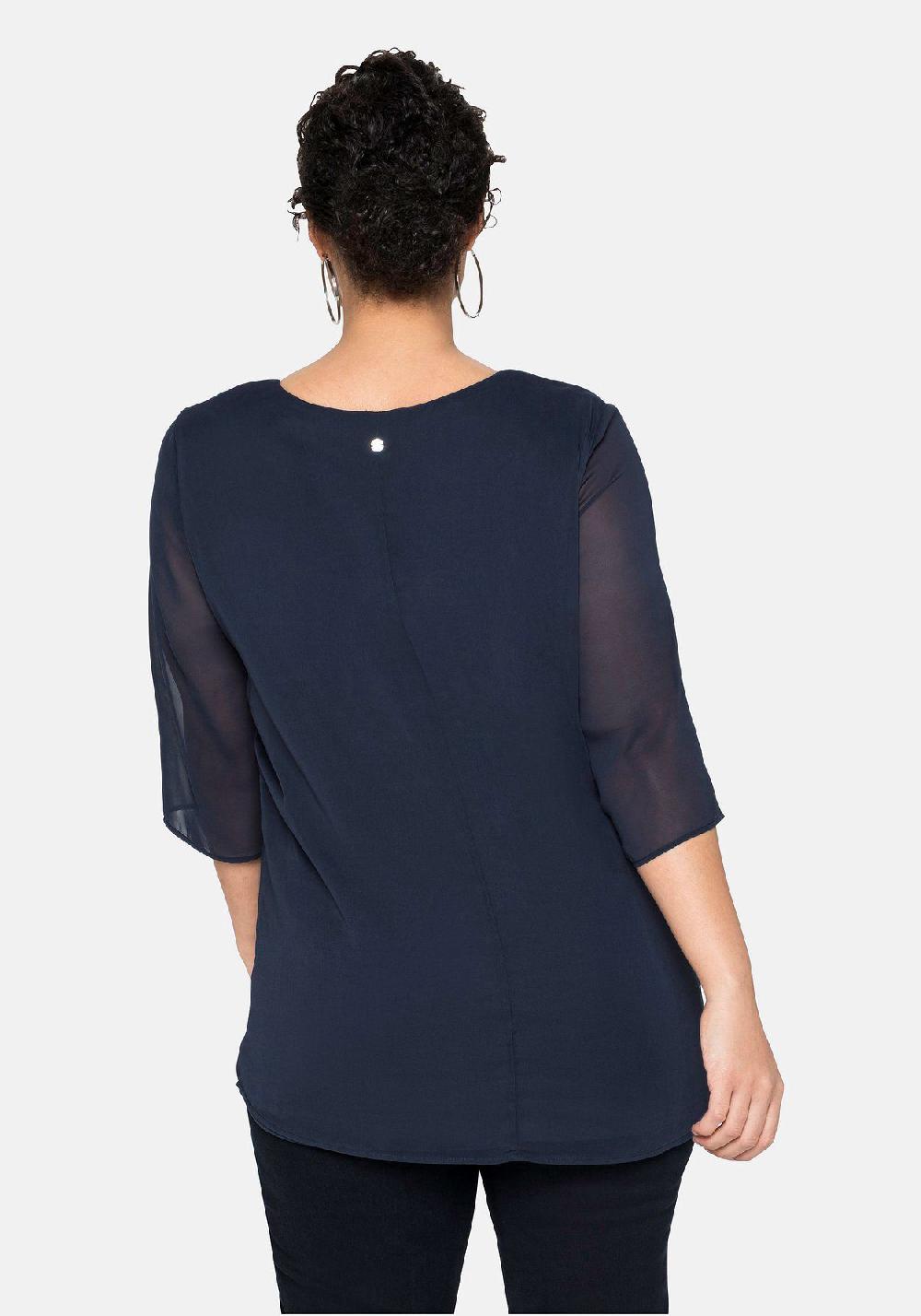 sheego Tunika im Lagenlook mit Chiffon Wochenangebot
