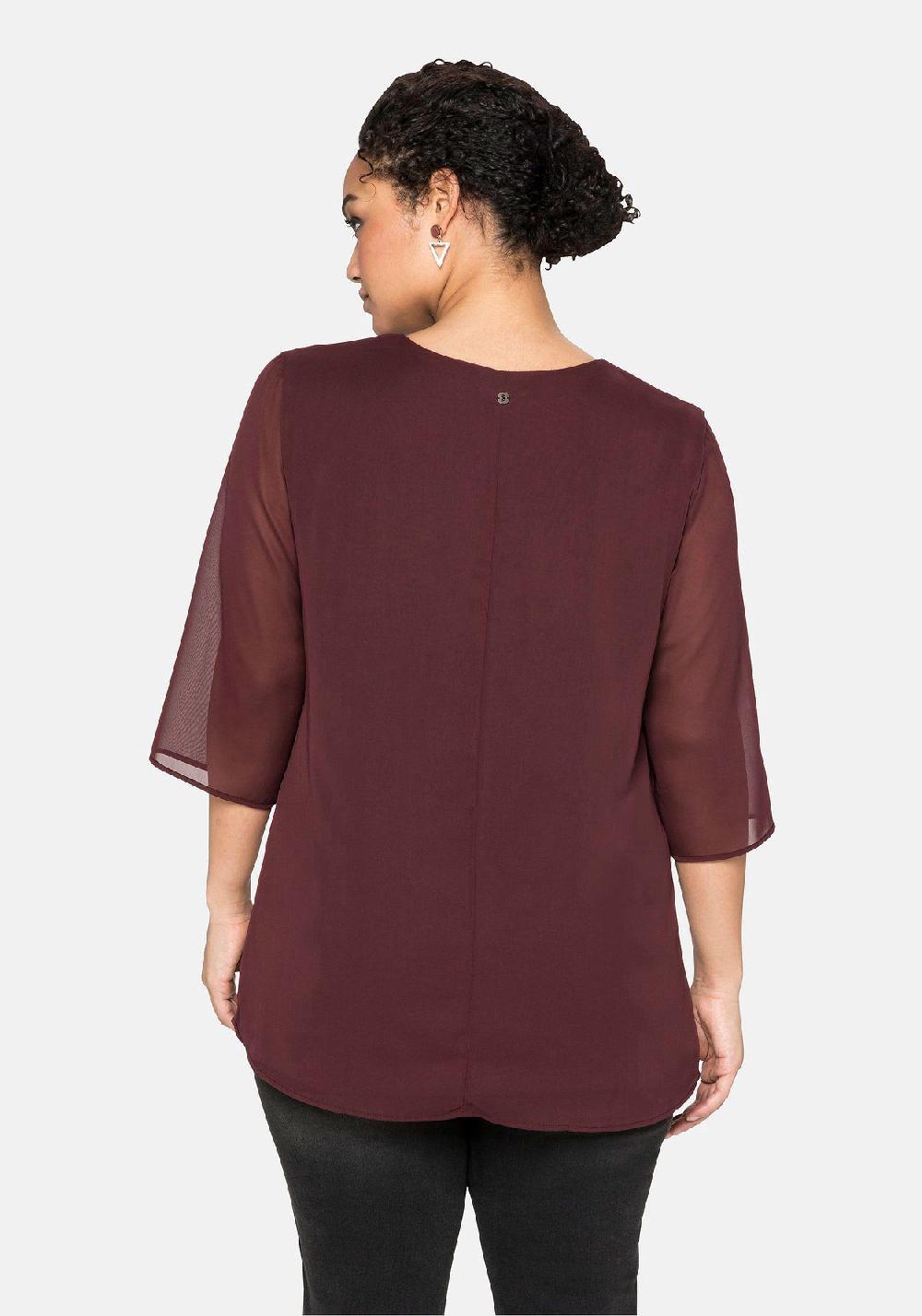 sheego Tunika im Lagenlook mit Chiffon Kostenlose Rückgabe