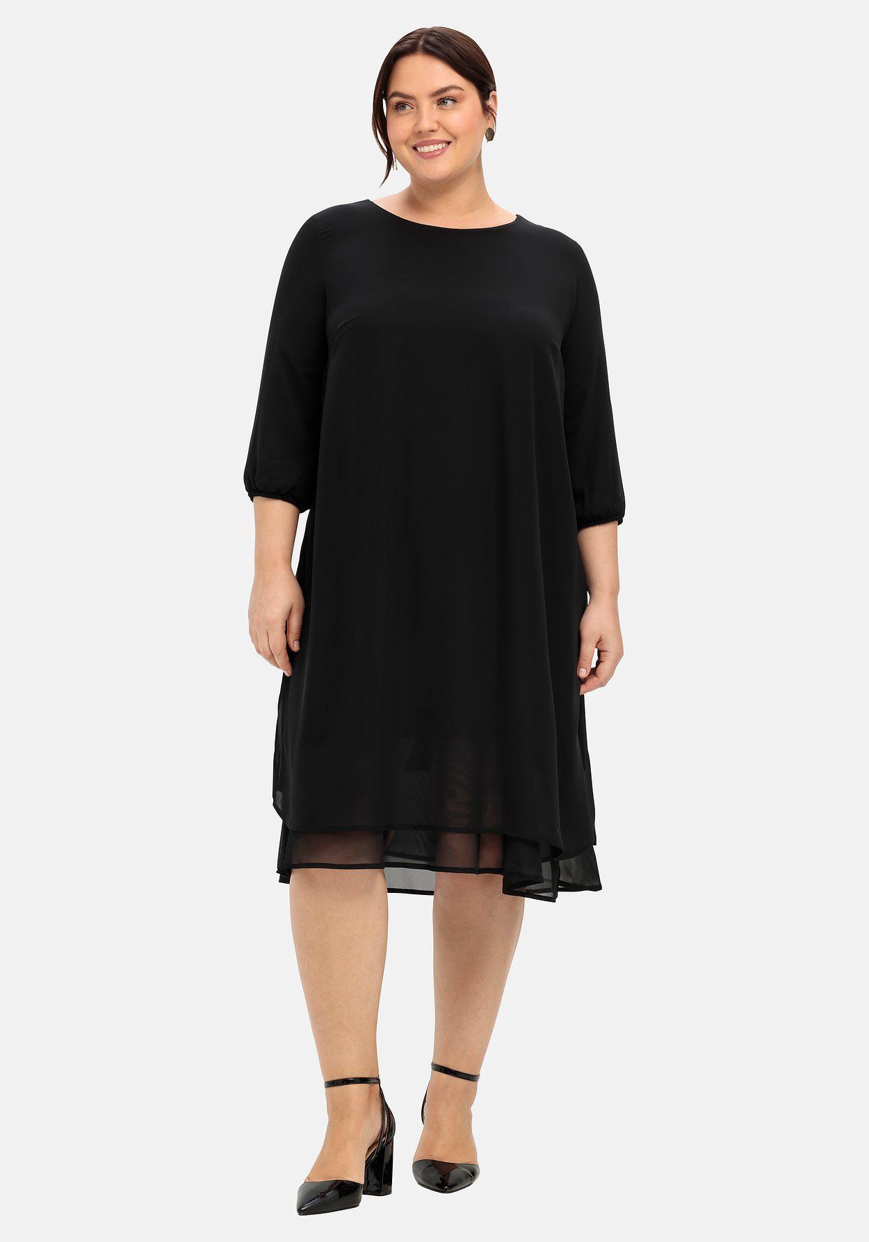 sheego Kleid in Lagen-Optik Begrenzte Freigabe