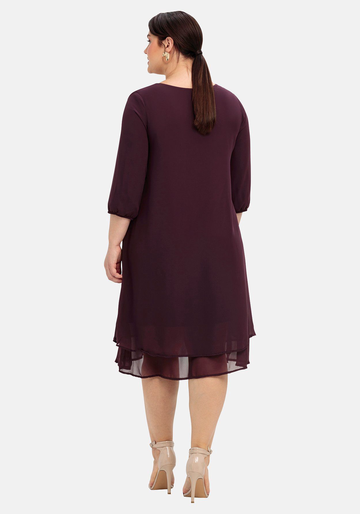 sheego Kleid in Lagen-Optik Letzte 3 Tage