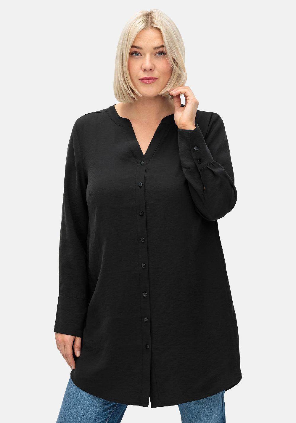 sheego Longbluse mit Raffung am Rückenteil JETZT KAUFEN